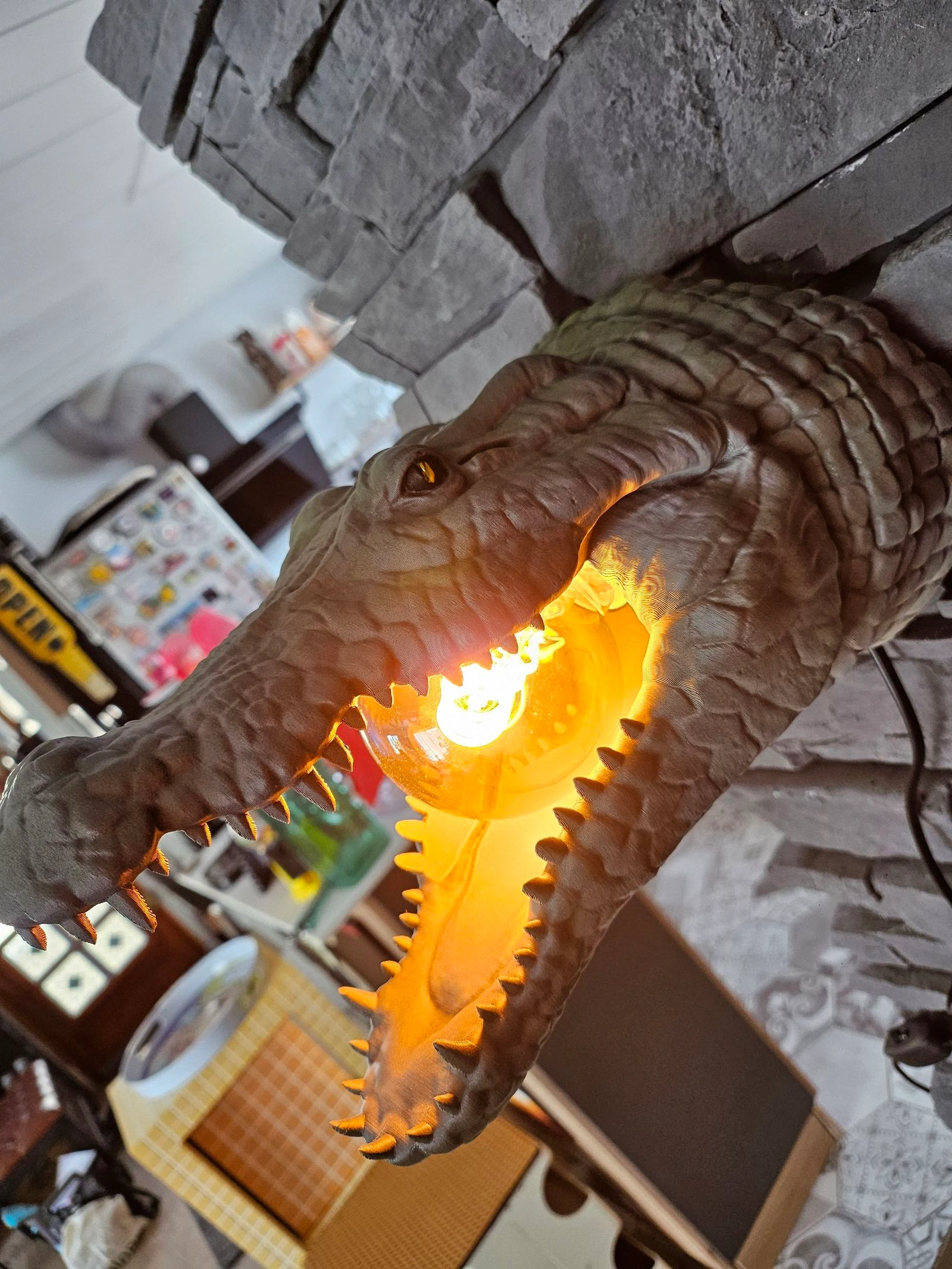 Lampe crocodile – photo 9